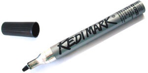 Picture of Dixon Redimark Black Markers 12 Count