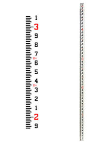 Picture of Seco Crain 13 ft 2.4m Rectangular Series Leveling Rods 92021 92022 92023