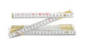 Picture of Lufkin 6'/2m Folding Rule Inches and Metric 062CME