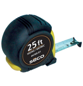 Picture of Seco 25 ft- Heavy-Duty Tape - 10ths/Metric - 4769-01