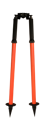 Picture of Sokkia Economy Mini Prism Pole Bipod Red - 724898